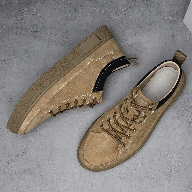 

SOLI2 Breathable Men Classic Casual Luxury Shoes High Quality New Men Genuine Leather Shoes Hard-Wearing Men Shoes S13670-S13674