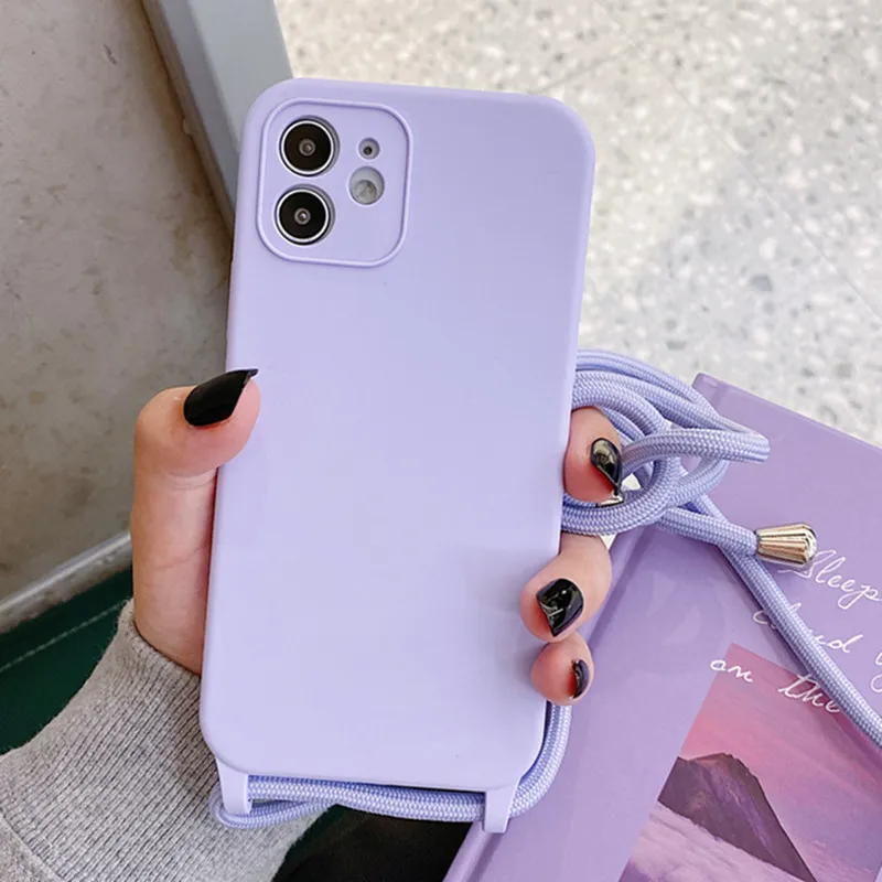 Чехол из жидкого силикона для iPhone 14 13 12 11 Pro X XS Max XR 8 7 Plus SE 2020 | Мобильные телефоны и