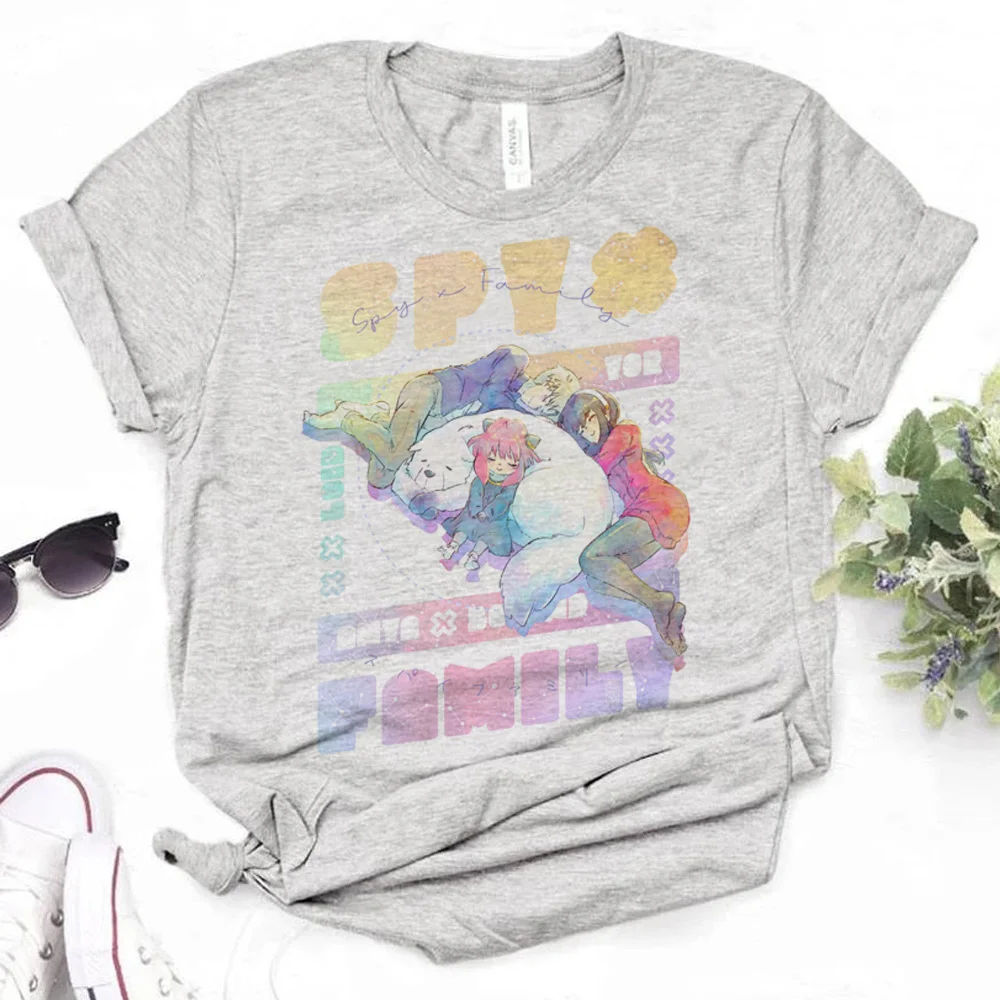 

Spy x Family tshirt women graphic harajuku Japanese tshirt female comic clothes