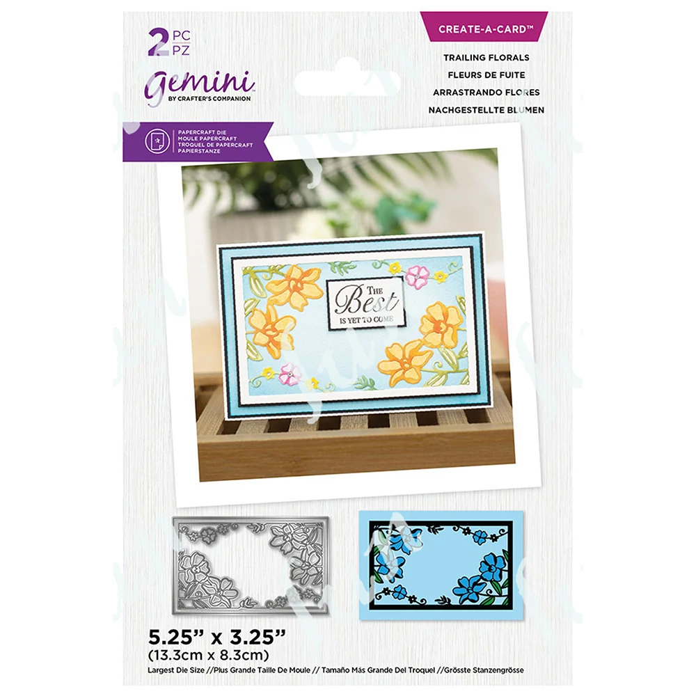 

Trailing Florals Metal Cutting Dies Scrapbooking Diary Decoration Stencil Embossing Template Diy Greeting Card Handmade 2022 New