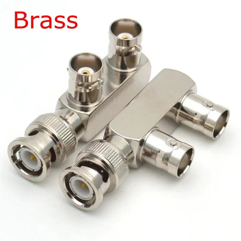 Q9 BNC Male К 2x Dual Female Connector к Tee Type 3Way Splitter F RF Adapter Video коаксиальный |