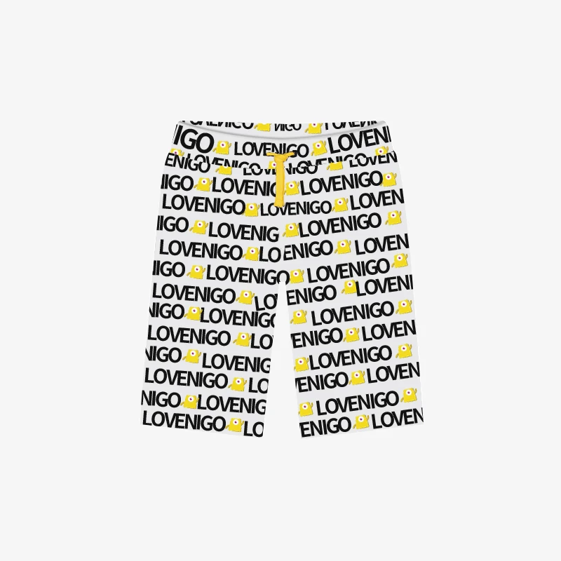 

NIGO Children's Summer White Letter Print Casual Shorts #nigo37142