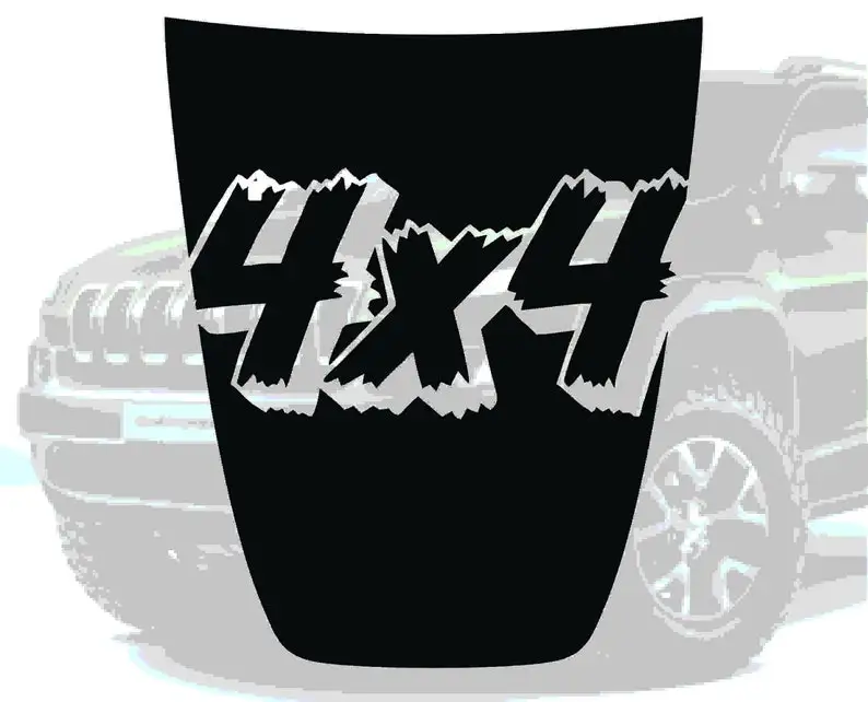 

4X4 graphics for hood Jeep Cherokee KL KLN5