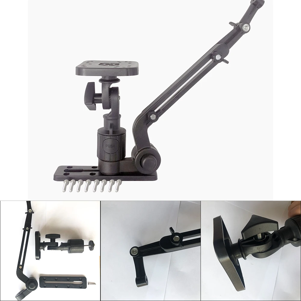 

Kayak Black Sensor Mounting-Arm With Gear Head Black Medium Fishfinder Basic Kit FISH FINDER BASE KIT Fixed Kayak Accessories