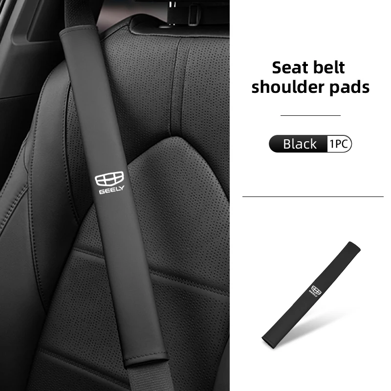 

Универсальный автомобильный ремень безопасности, чехол на плечевой ремень, аксессуары для Geely Monjaro Atlas Tugella Geometry C Coolray Emgrand ec