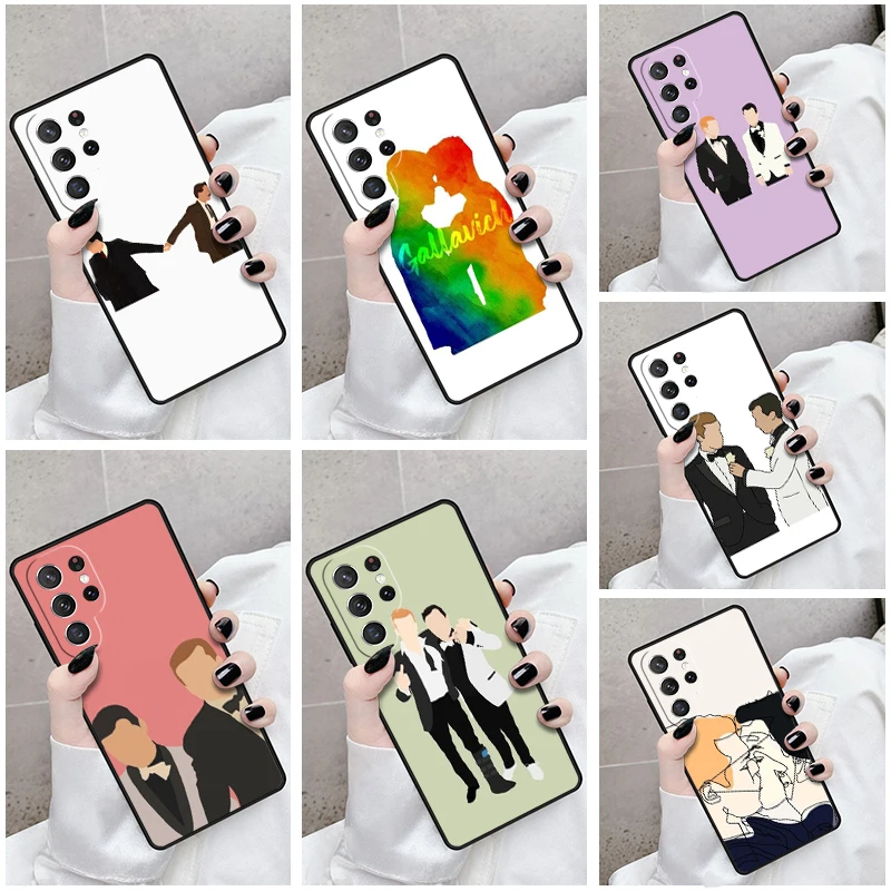 Чехол для Samsung Galaxy S24 S23 S21fe S22 Ultra Plus Note 10 20 S8 S9 S10