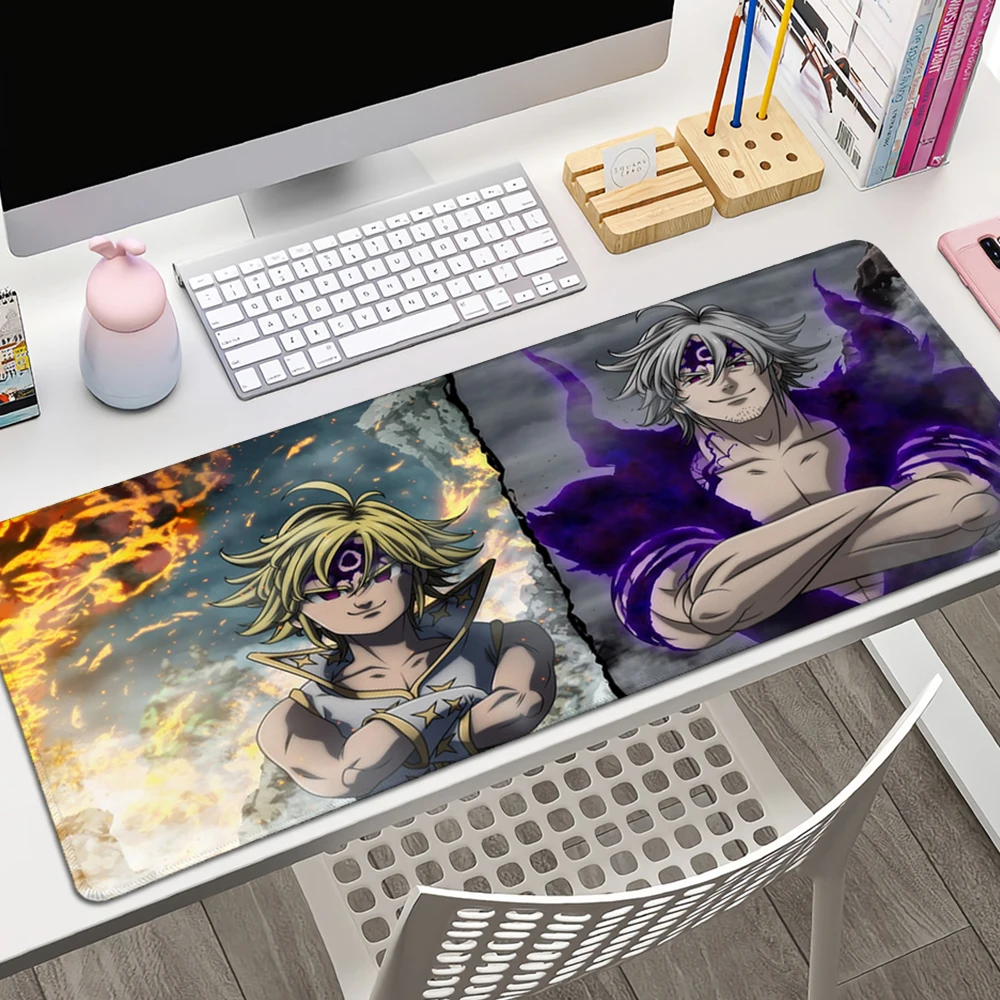 

The Seven Deadly Sins 80x30cm Lockedge Office Student Gaming Thickened Large Writing Pad Non-slip Cushion Mouse Pad Desktop Mat