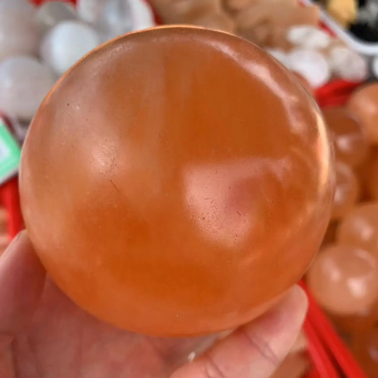 

Селенитовый шар JINGMIXUN