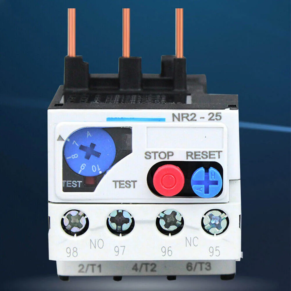 Реле теплового двигателя перегрузки 0 1-25 А 3-фазный разъем переменного тока 50 Гц/60