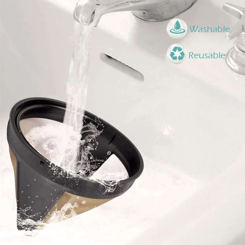 5-пакетный многоразовый фильтр для кофе перманентного фильтра Cuisinart машин и