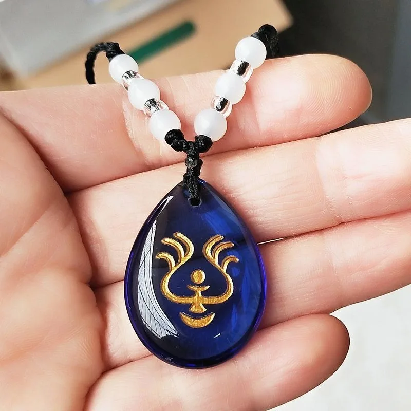 

Небесный Город счастливый камень аниме Летающий камень креативный мужской и женский индивидуальный синий кристалл