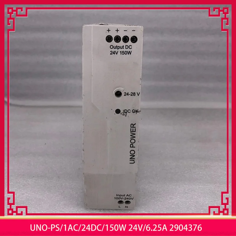 

UNO-PS/1AC/24DC/150W 24V/6.25A 2904376 For Phoenix Rail Switching Power Supply High Quality Fully Tested Fast Ship