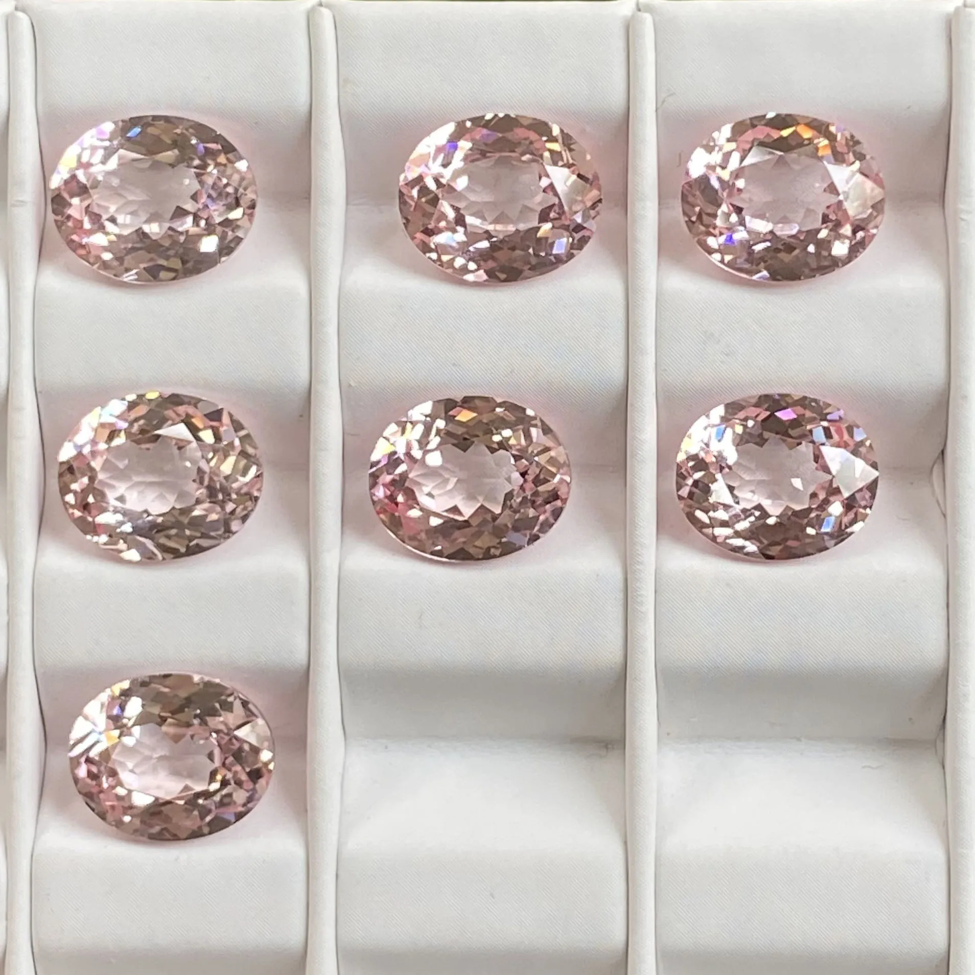 

Ruihe, розовый цвет, лабораторные драгоценные камни овальной формы, Свободный Камень для изготовления ювелирных изделий своими руками