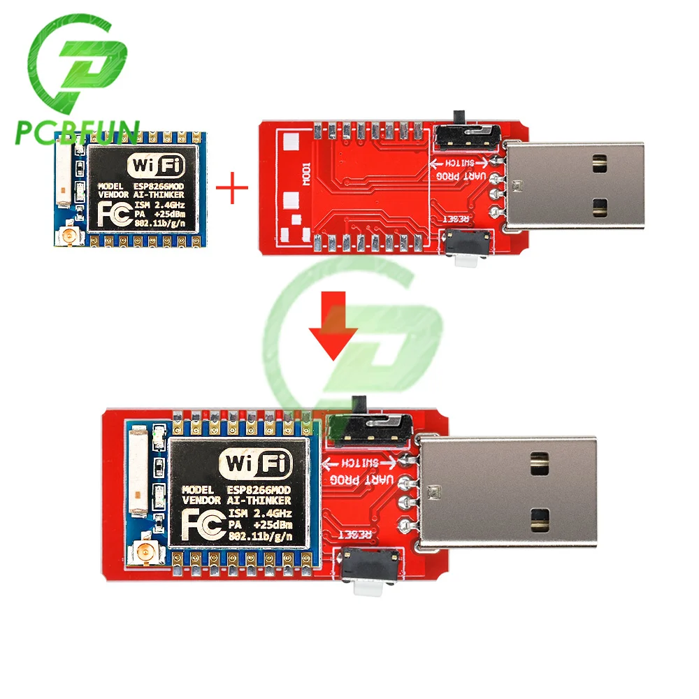 Плата разработки беспроводного Wi-Fi CH340 USB к ESP8266