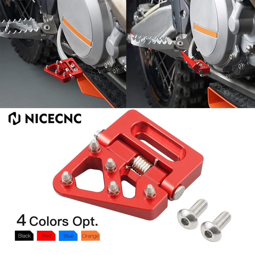 

NICECNC Brake Pedal Step Tip Plate For BETA RR RRS S 200 250 300 390 430 450 480 500 XTRAINER 300 2013-2023 GASGAS EC EX 250 300