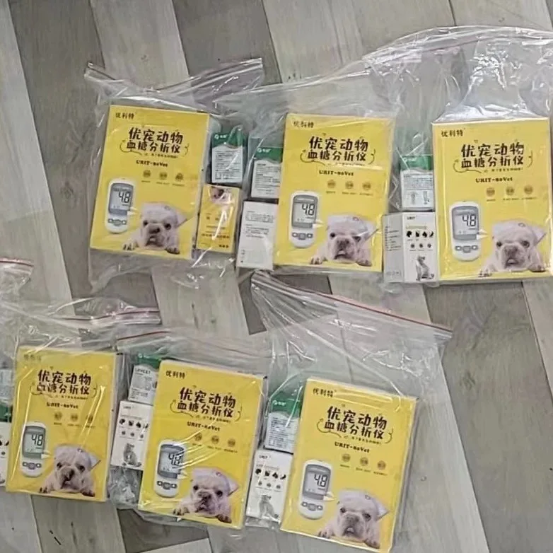 тест-полоски Urit 80Vet Cat Dog Animal для диабета G80Vet 25 шт. измерения уровня глюкозы в крови