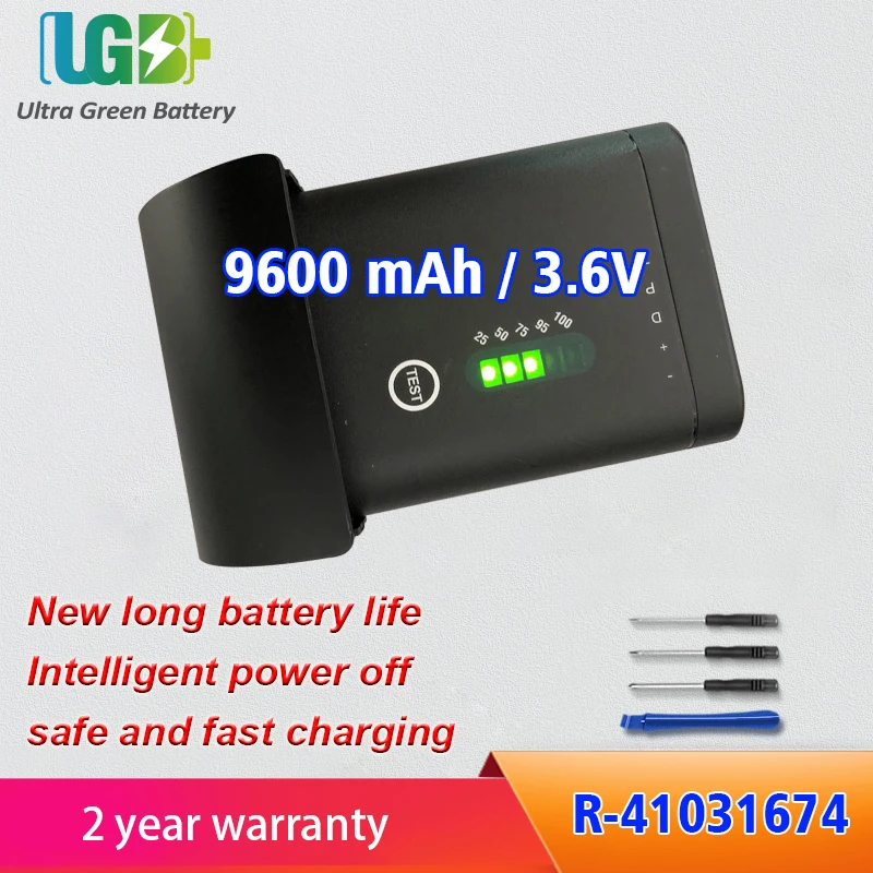 

UGB New R-41031674 Battery For SHURE KSE1200SYS Battery for speakers 3.6V 9600mAh 35Wh