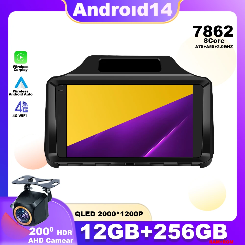 Android 14 для Toyota Scion IQ 2008-2016 Автомобильный радиоприемник Мультимедийный плеер