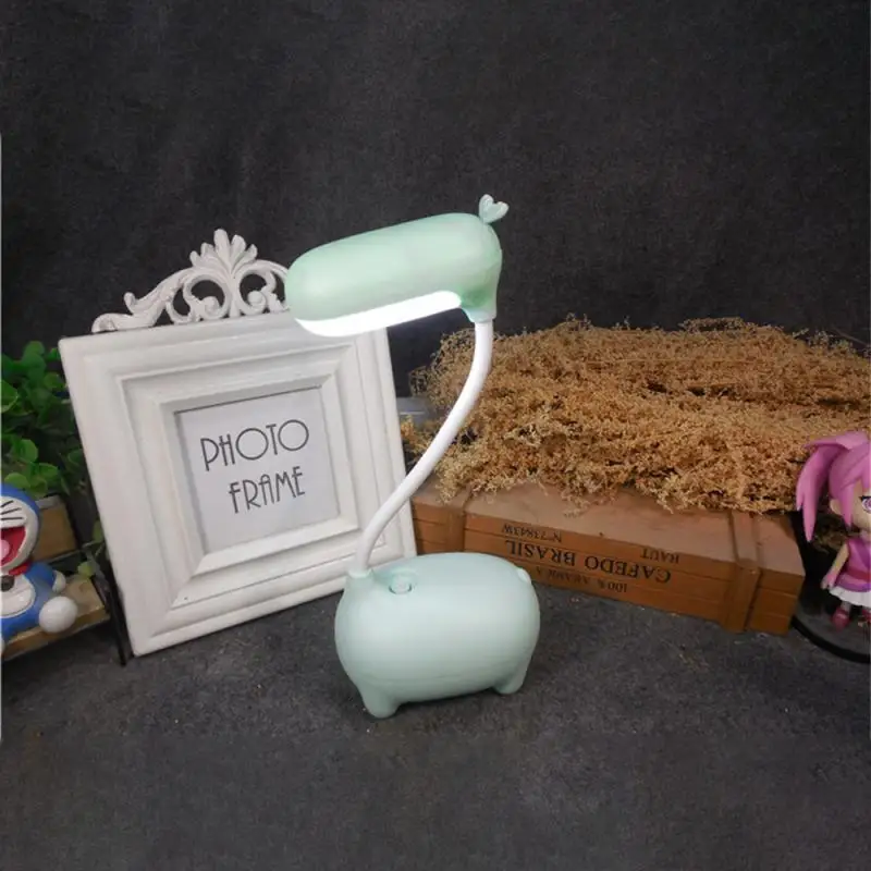 

Children Cute Table Lamp Reading Lamp Animal Small Night Lamp For Study LED Desk Mini Desktop Rechargeable Eye Protection Lamp
