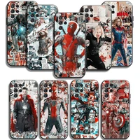 marvel iron man phone cases for samsung galaxy a51 4g a51 5g a71 4g a71 5g a52 4g a52 5g a72 4g a72 5g back cover coque
