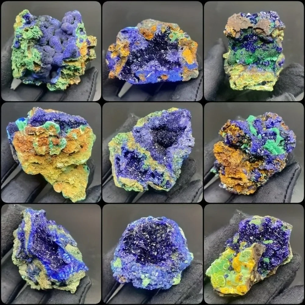 

Симбиотический камень азурит и малахит для Рейки и декора