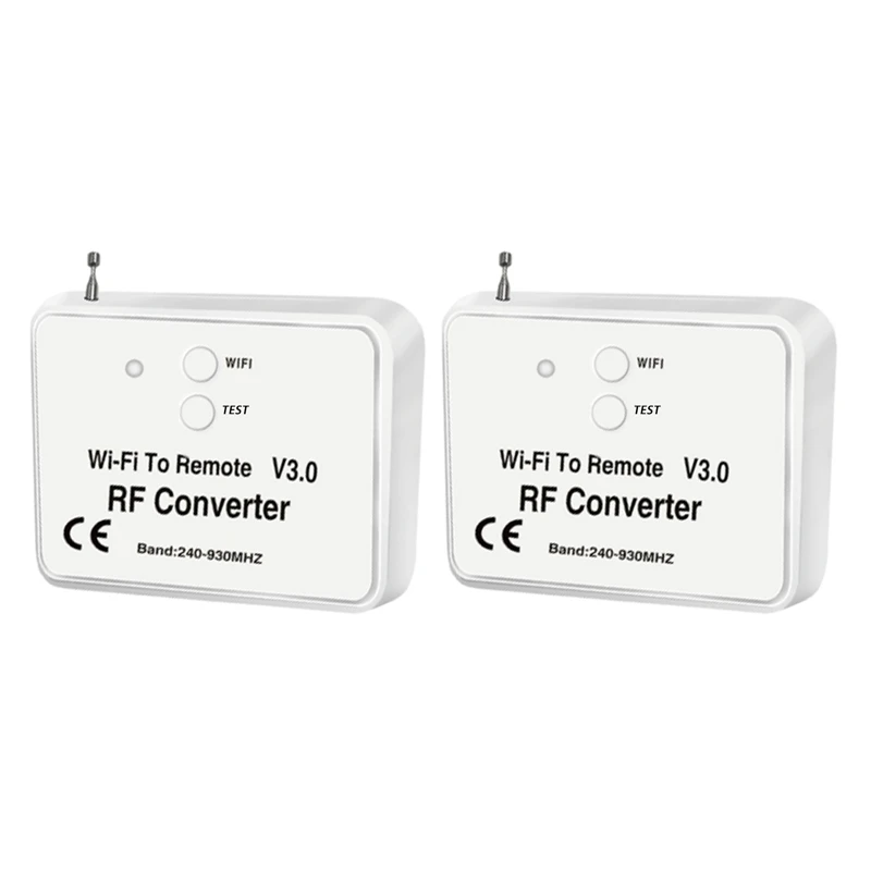 

HOT-2X Universal Wireless Wifi To RF Converter Phone Instead Remote Control 240-930Mhz For Smart Home