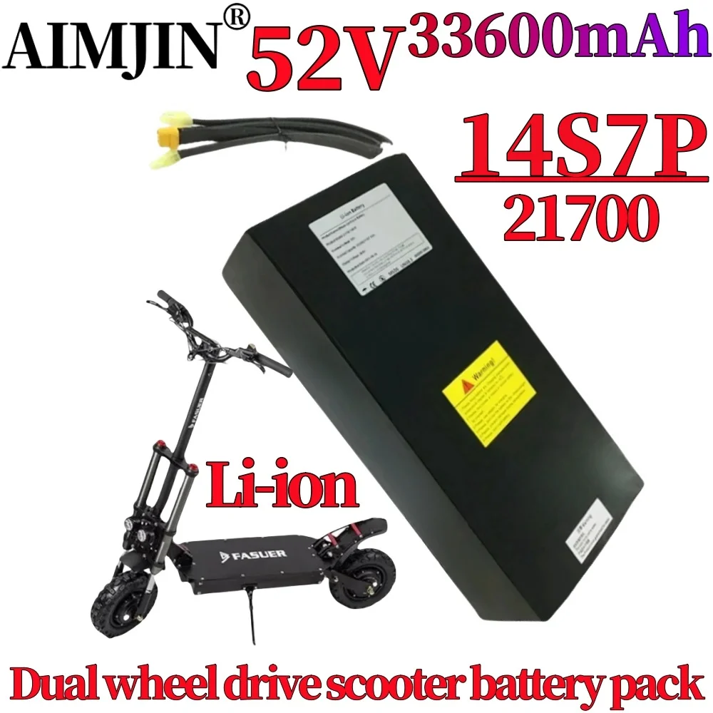 14S7P 52 В 33 6 Ач/33600 мАч 21700 литиевая аккумуляторная батарея подходит для