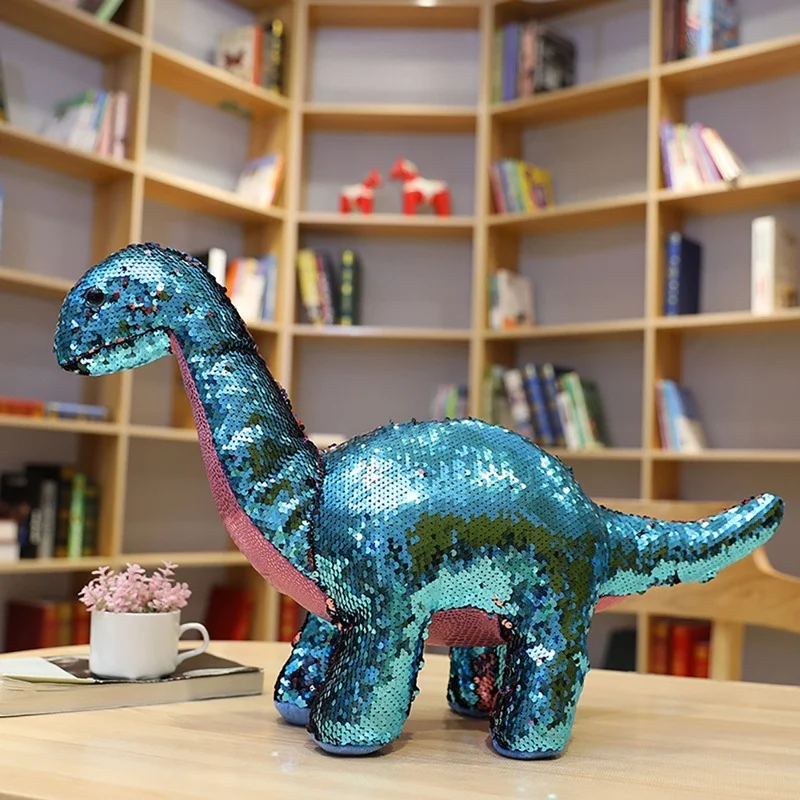 

Color-changing Dinosaur Boy Plush Cloth Sequins Plush Toys, Birthday Gifts, Cartoon Doll Dolls for Girls Gifts Pokemon