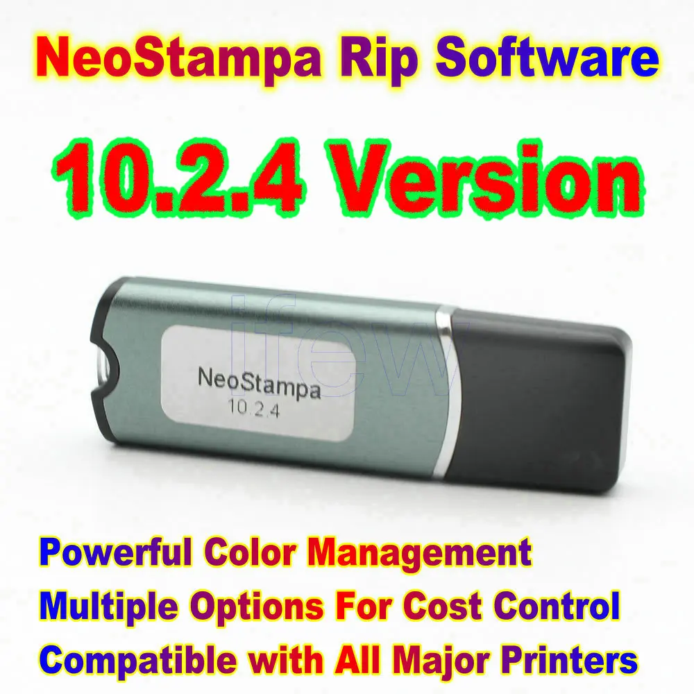 Программа NeoStampa Rip 10.2.4 для цифровой текстильной печати программное обеспечение Usb