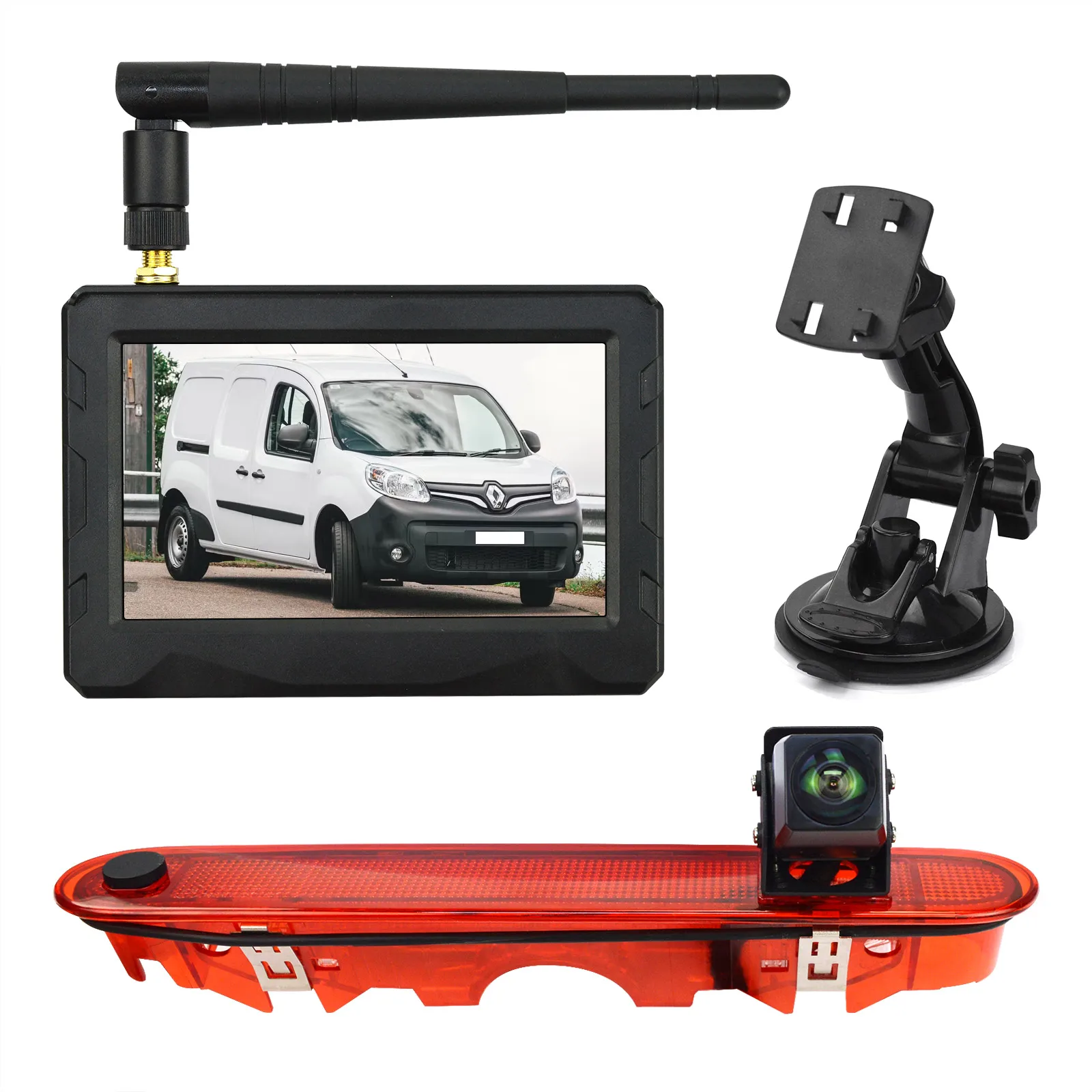 Фото Подходит для Mercedes Benz Citan 2012-2021, Renault Kangoo (2007-2021), комплект беспроводной камеры заднего вида с 4,3-дюймовым дисплеем. №4