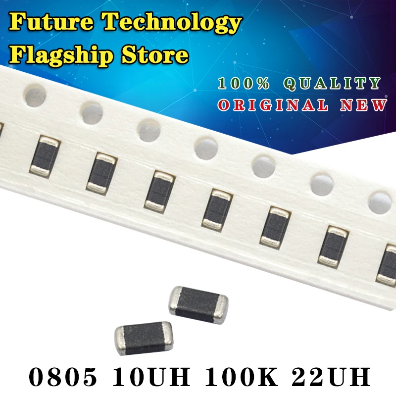 

Inductor de pila smd, 0805, 47nh, 100nh, 1uh, 2.2uh, 4.7uh, 10uh, 22uh, 100uh, 10%, 50 Uds.