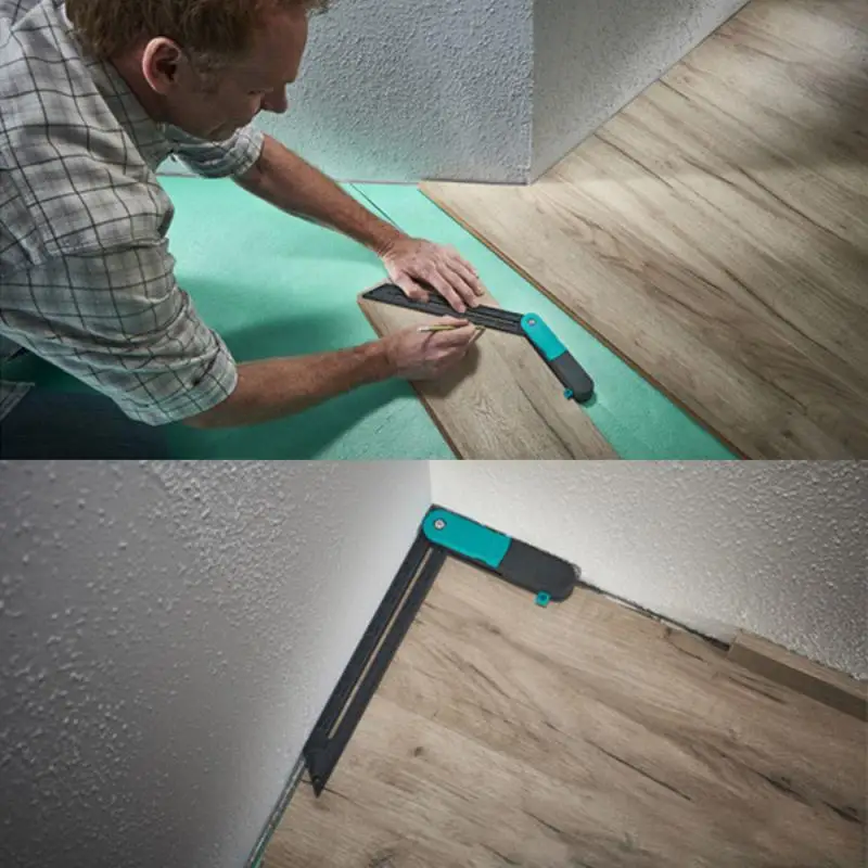 Angular Bevel Gauge Adjustable Angle Ruler with Lock Measuring Woodworking Tool Woodworkers Accessories