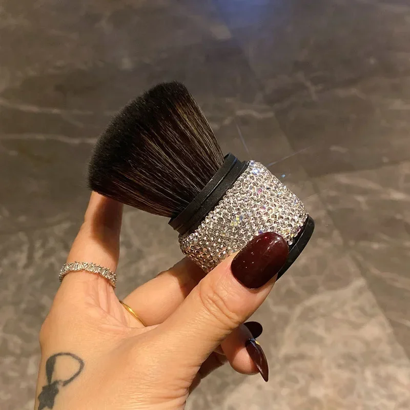 Набор блестящих косметических кистей органайзер кисти для макияжа с мягкой