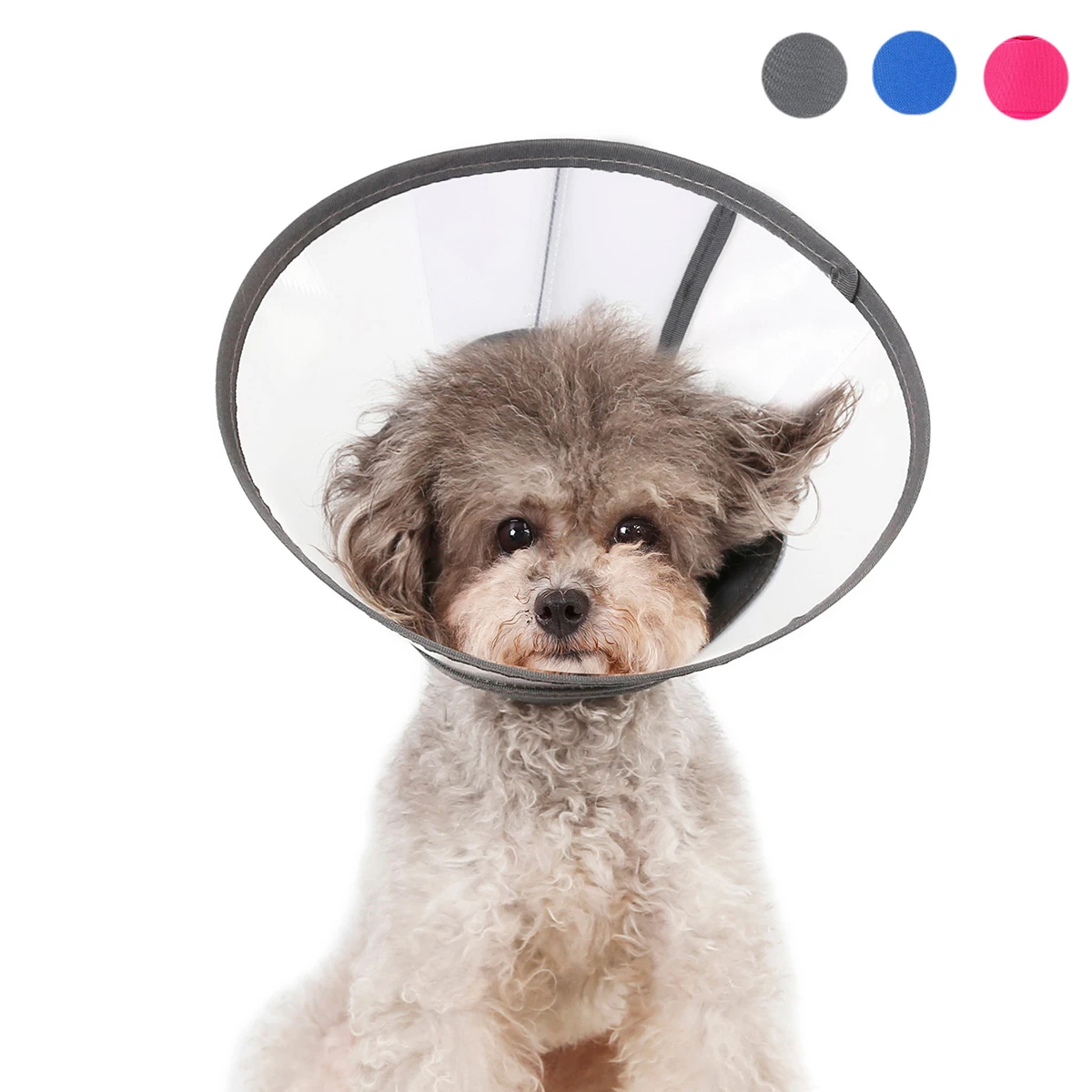 

Pet Elizabeth Neck Collar Ring for Dog Cats Soft Edge Anti-Bite Medical Wound Healing Recovery Cat Dog Cone Collar