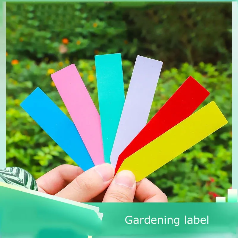 

100Pcs Plant Plastic Labels Garden Supplies Nursery Seedling Tray Markers Diy Garden Decorating Tools Flower Pots Landing Tags