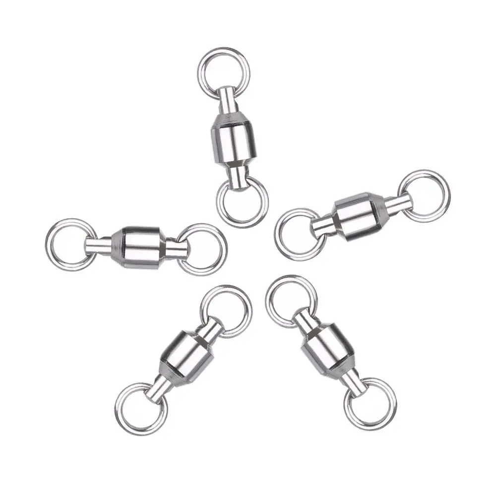 10 шт. твердое кольцо из нержавеющей стали рыболовный вертлюжный разъем