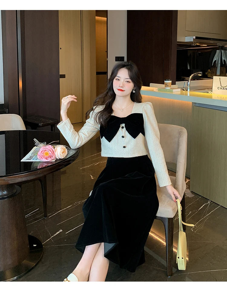 Женский элегантный костюм из двух предметов деловой Повседневный короткий топ с