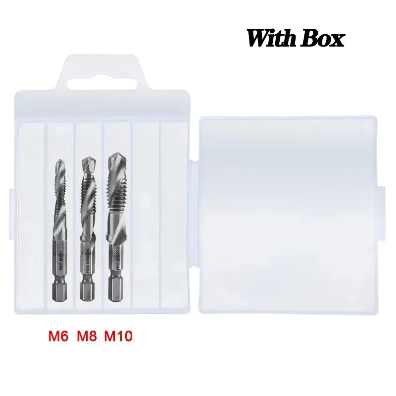 

Набор метчиков и сверл для резьбы 6 шт.