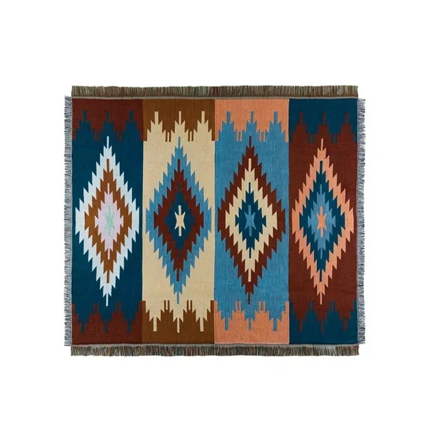 Скандинавское плед из полиэстера/хлопка