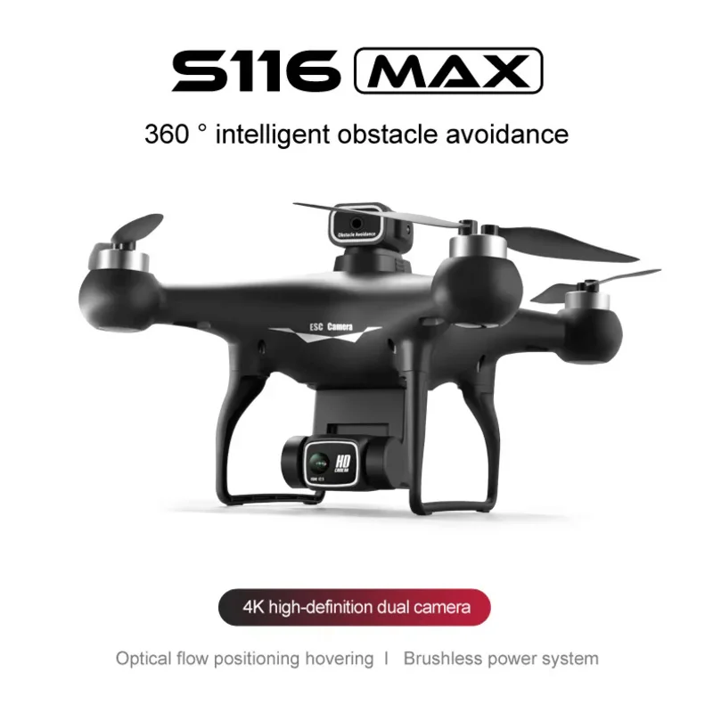 

S116 Obstacle Avoidance 8K Drone Brushless Motor Aerial Photography Dual Camera Optical Flow Positioning 50X Zoom Quadcopter