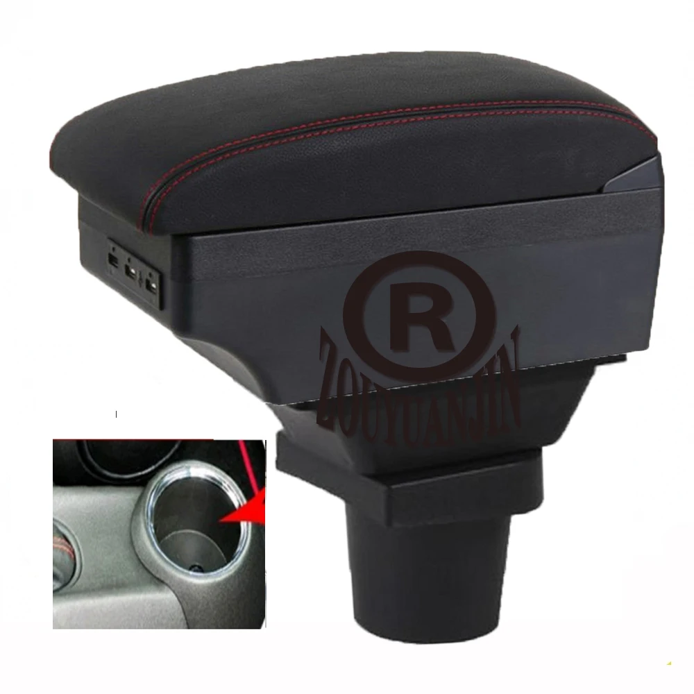 

For Mini Countryman Clubman Cooper Coupe Armrest Box Center Console Arm Elbow Rest Central Store Content with Cup Holder USB