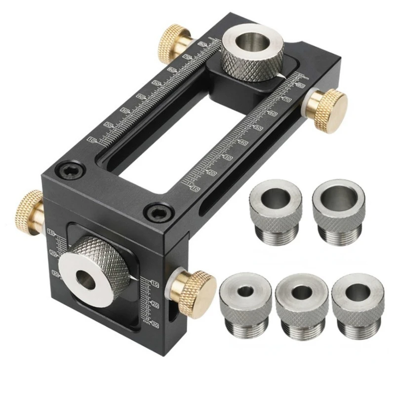 

2 in 1 Wood Punch Tilting and Tilting Screw Locator for Bed Cabinets