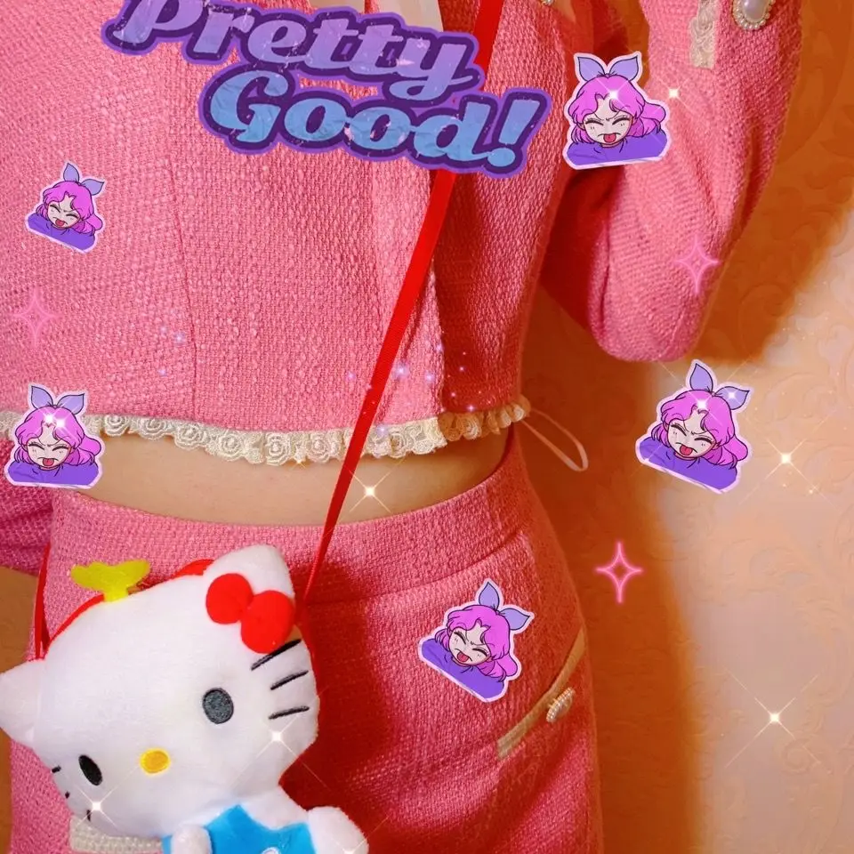 

bags for women Hello Kitty Messenger Bag Hot Girl Backpack Crossbody Bag Shoulder Handbag Concave Shape mini backpack women