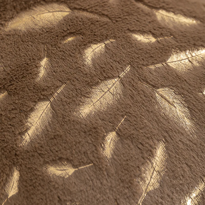 Наволочка бархатная для подушки декоративный двухсторонний плюшевый чехол