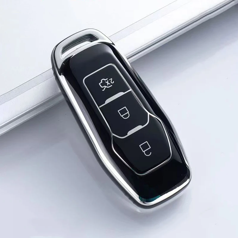 Для Ford Focus 3 4 ST Mondeo 5 MK5 Mustang F-150 Explorer Edge Fiesta Kuga MK3 4 Чехол для дистанционного ключа из ТПУ, чехол-держатель
