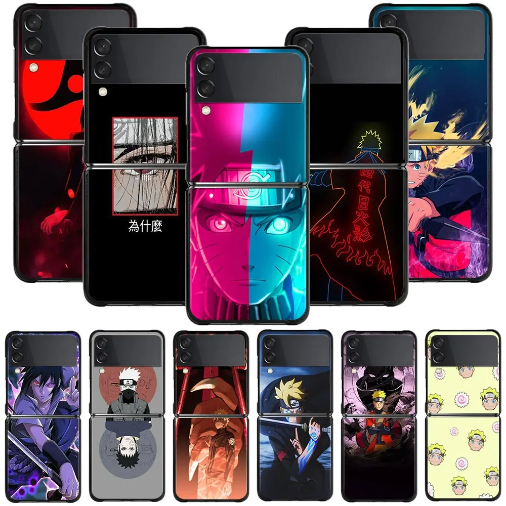 

Hot anime Naruto Phone Case for Samsung Galaxy Z Flip3 5G Flip3 Anti-knock Cell Phone Protective Cover Coque