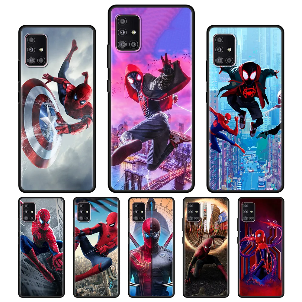 

Case For Samsung Galaxy A03 A13 A12 A51 A52 A71 A21s A32 A31 A02s A72 A41 A11 A22 A02 F42 Cover Marvel Spider Man per