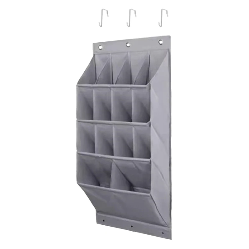 

Shoes Organizer Rack Shoes Rack 14 Grid For Room Over Door Hanging Storage Holder Bedroom Shoes Storage Bag