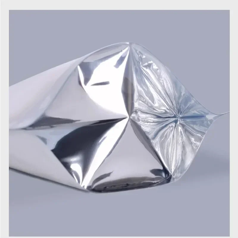 100 шт. 0 16 мм серебряный самозапечатывающийся самостоящийся пакет передний