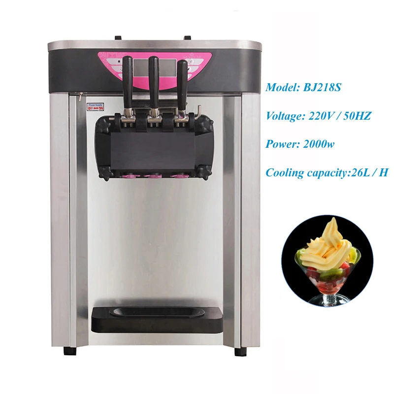 

Коммерческая Машина для мягкого мороженого, настольный аппарат для приготовления мороженого, прибор для приготовления десертов, мороженого, кухонные приборы